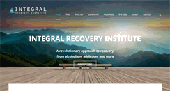 Desktop Screenshot of integralrecoveryinstitute.com